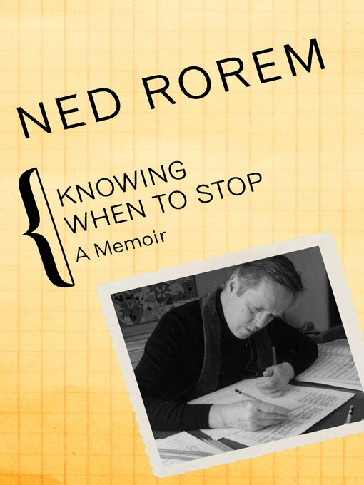 Cover image for Knowing When to Stop